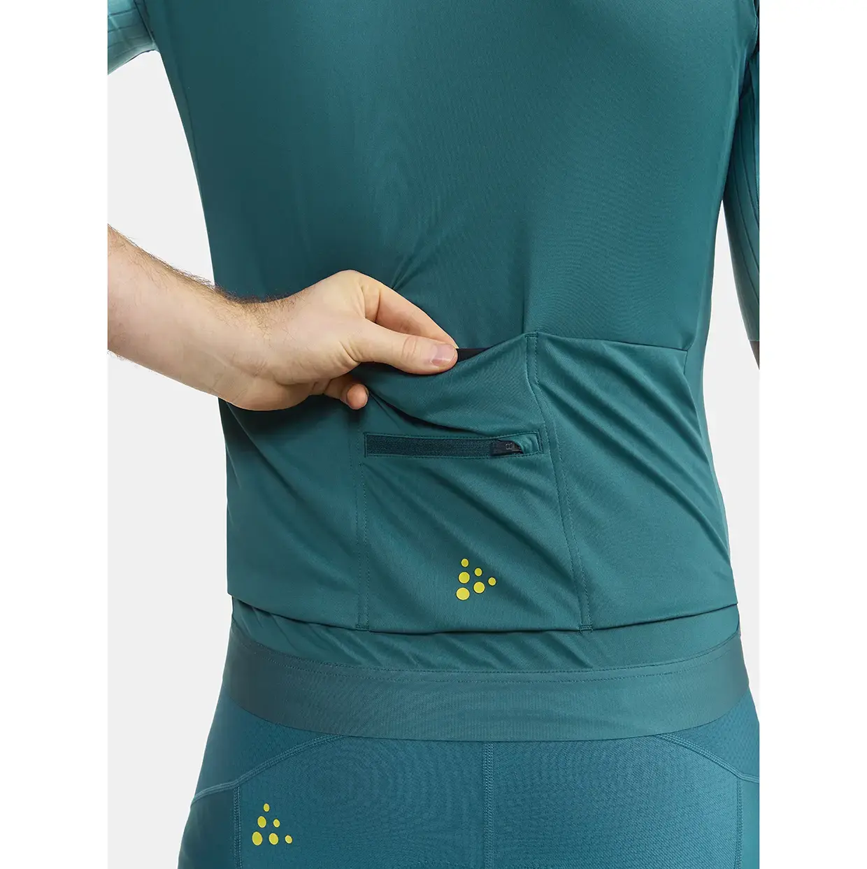 Craft ADV Aero Fietsshirt Korte Mouwen Groen Heren