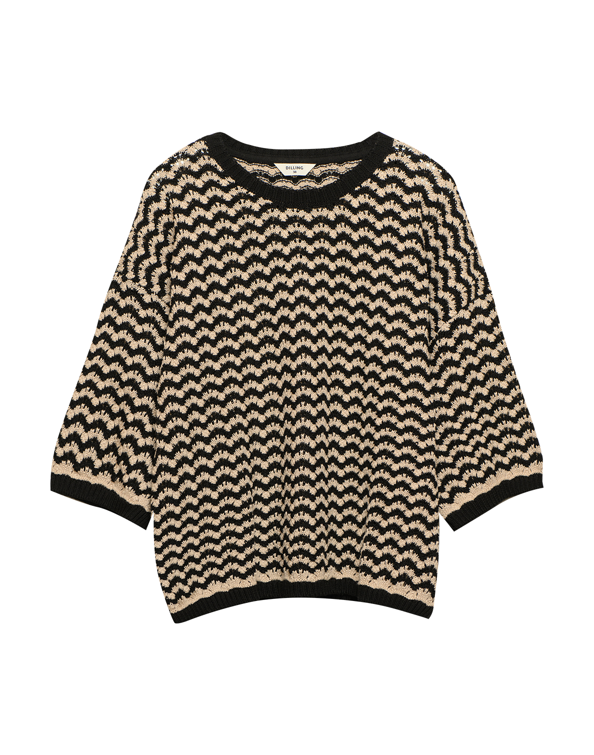 Gestructureerde katoenen blouse voor dames