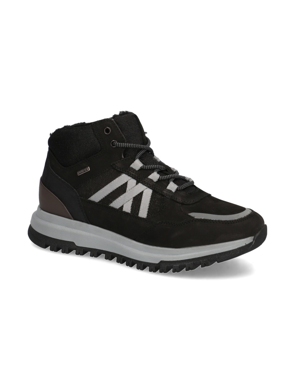 Lederkombination Boot