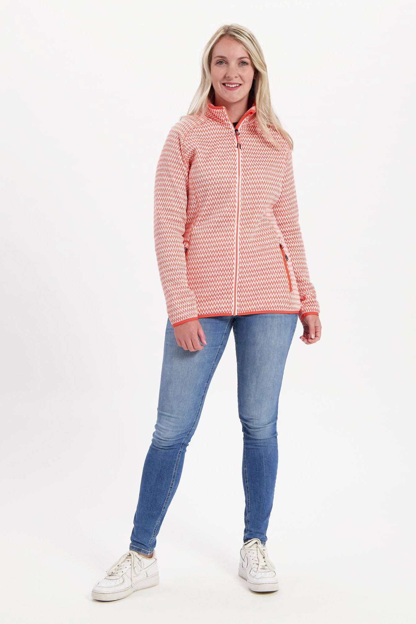 Kjelvik outdoor vest Laurie koraalroze