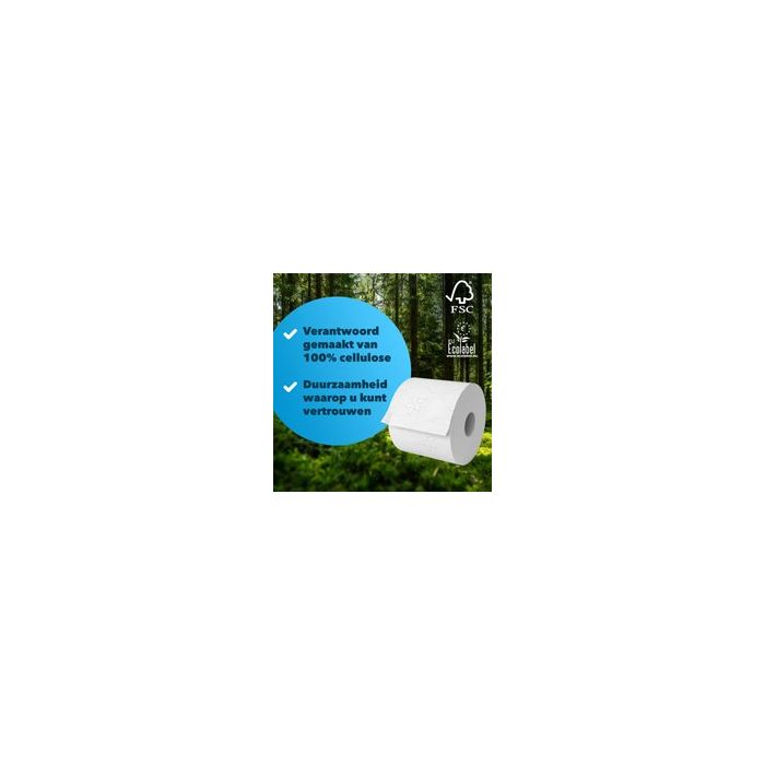 56st Toiletpapier 3laags ZACHT EN STERK 250 vel 56 rollen CELLULOSE grootverpakking wc papier BOVE (8101000)