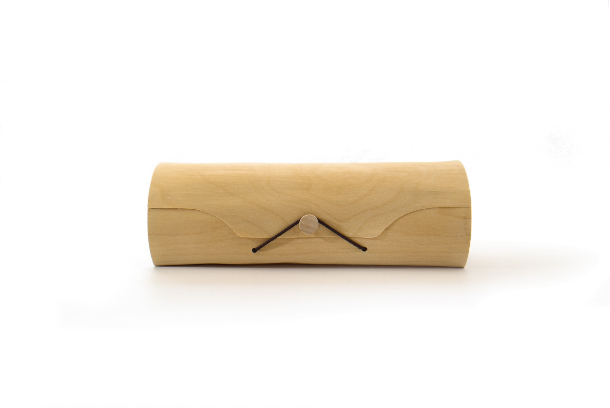 Box 'Tubelle', Birkenholzfurnier, B 36 cm, Ø 11 cm von fischer's lagerhaus
