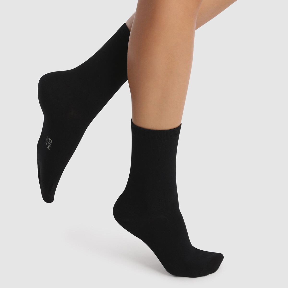 DIM<br>Conjunto de 4 pares de meias de algodão