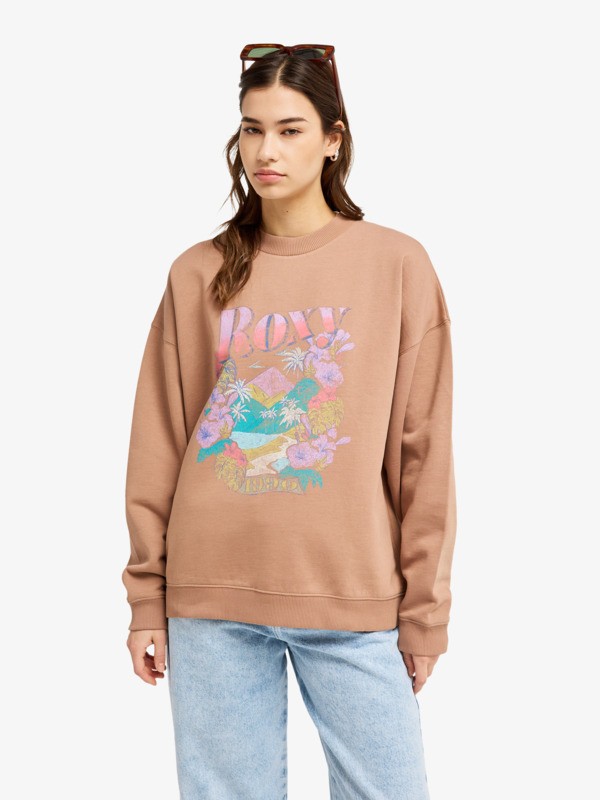 Lineup Oversized Sweat oversize Marron Femme
