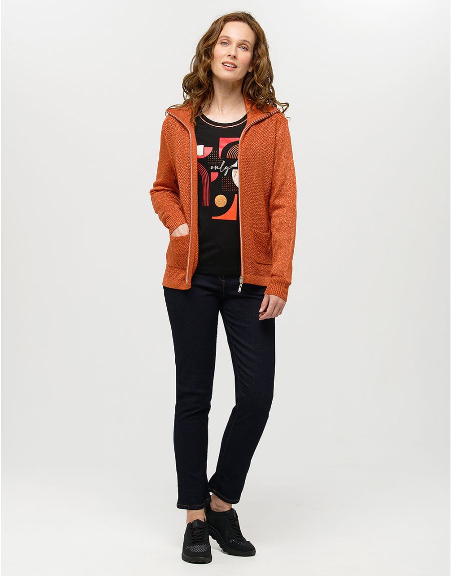 T-shirt noir motif pop