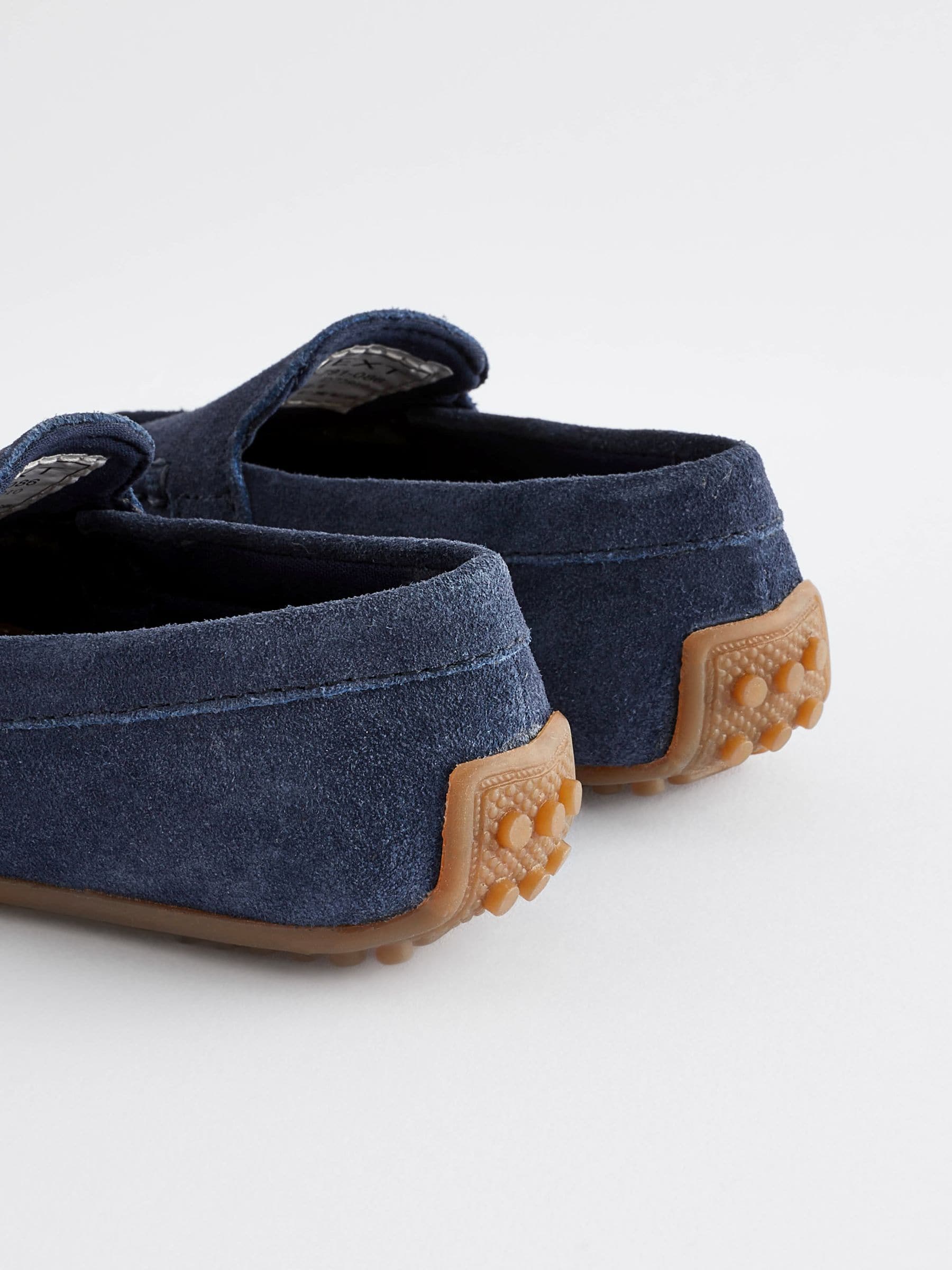 Donkerblauw - Suède instapschoenen