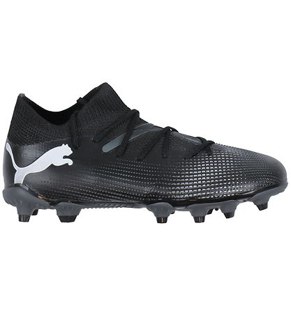 Puma Fußballschuhe - Future 7 Match FG/AG Jr - Schwarz/Weiß