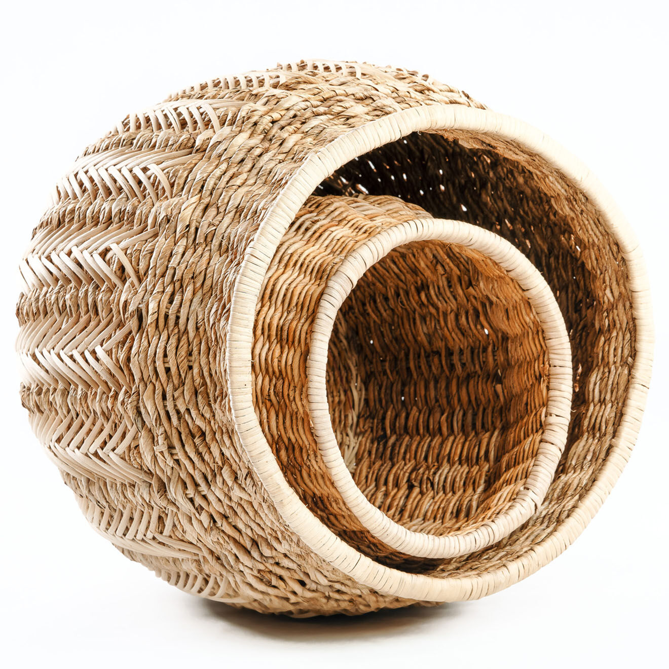 Bazar Bizar Panier Luziru naturel - D.52xH.45 cm