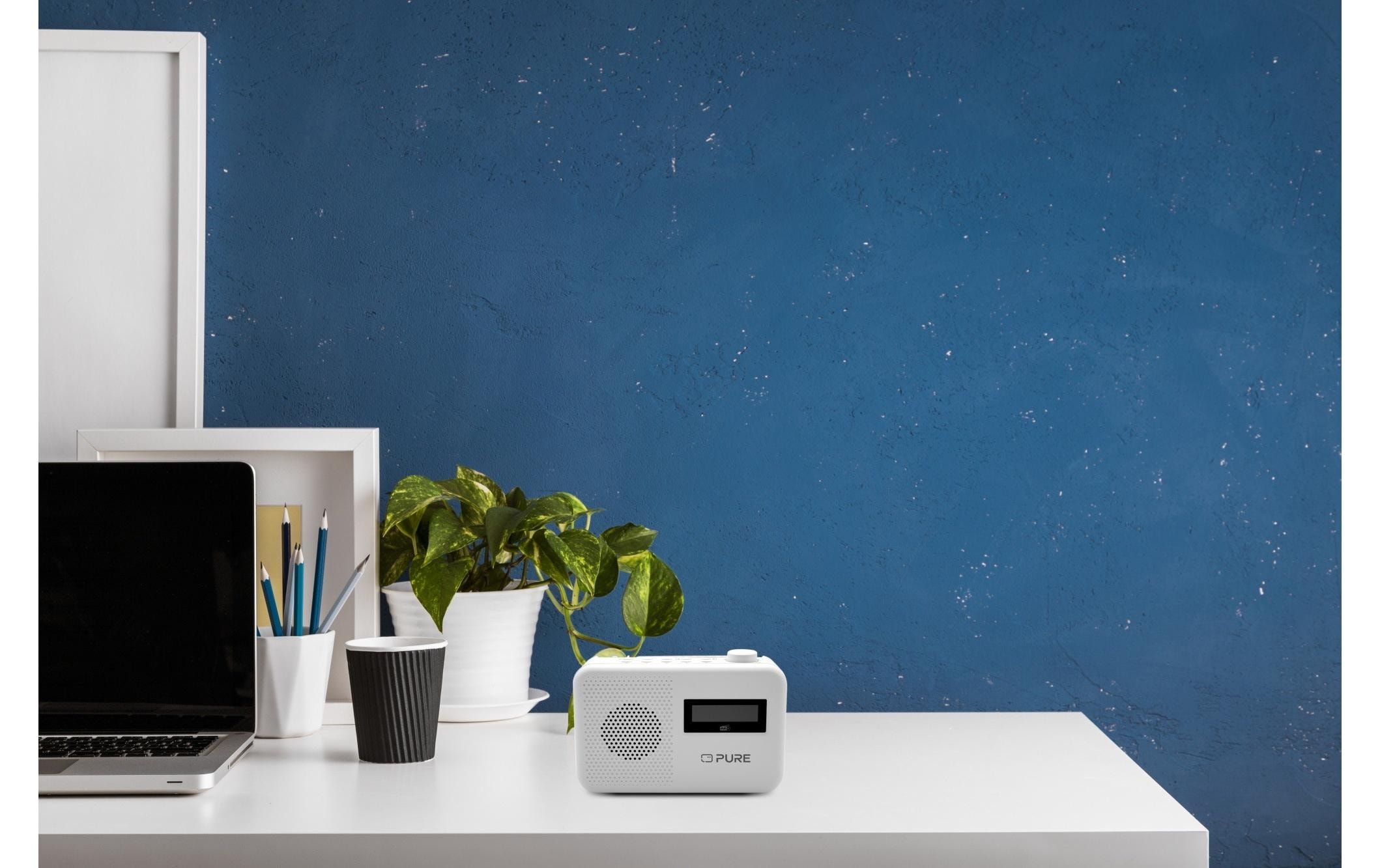 Pure Digitalradio (DAB+) »Elan One2 Weiss« (Bluetooth Digitalradio (DAB+) | FM-Tuner 1,5 W)