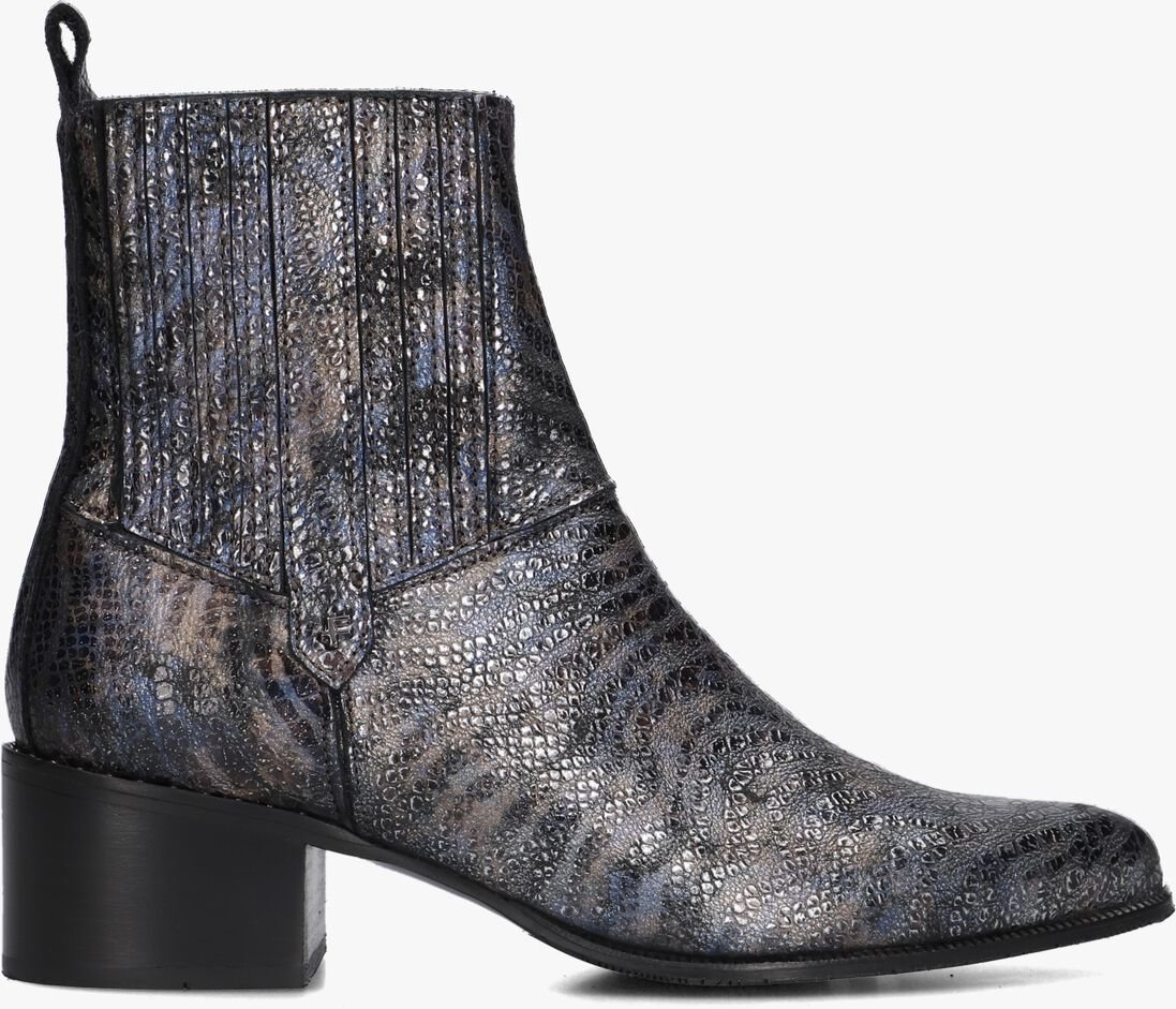 FLORIS VAN BOMMEL blauwe floris van bommel enkellaarsjes sfw-50053