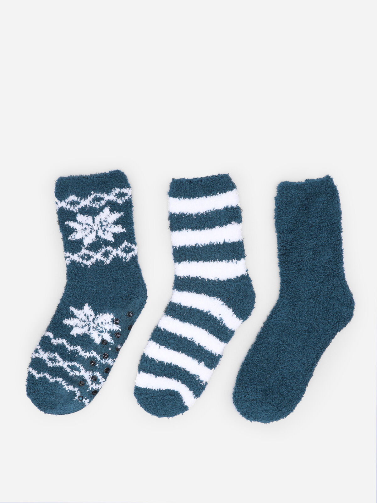 Lot de 3 paires de chaussettes assorties- Vert