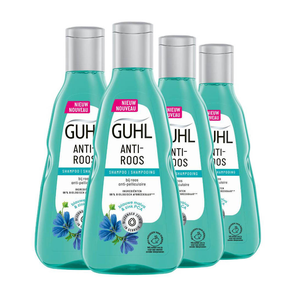 Anti-Roos shampoo - 4 x 250 ml - voordeelverpakking