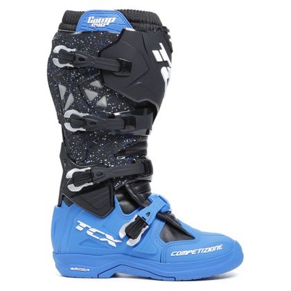 Bottes cross TCX Boots COMP EVO 2 - MICHELIN - BLACK BLUE 2024 - Noir / Bleu