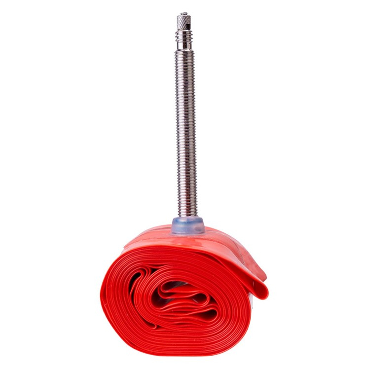 (700x32/43) 45g Fahrrad Schlauch Velo Ersatz Reifenschlauch mit Presta Ventiladapter - Rot