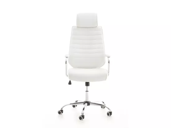 Fauteuil de bureau à blanche 59 x 57 x 128 cm BUR10002