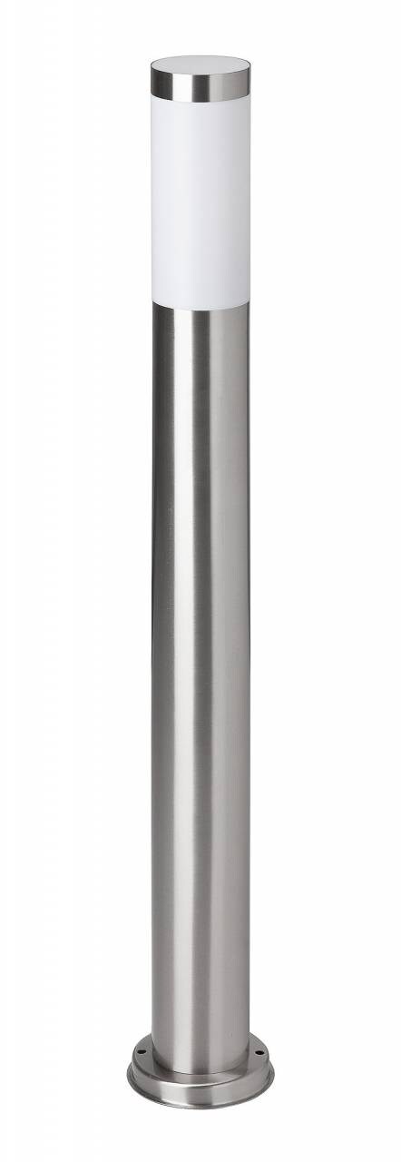 BRILLIANT Lampe Chorus Außenstandleuchte edelstahl | 1x A60, E27, 20W, geeignet für Normallampen (nicht enthalten) | IP-Schutzart: 44 - spritzwassergeschützt