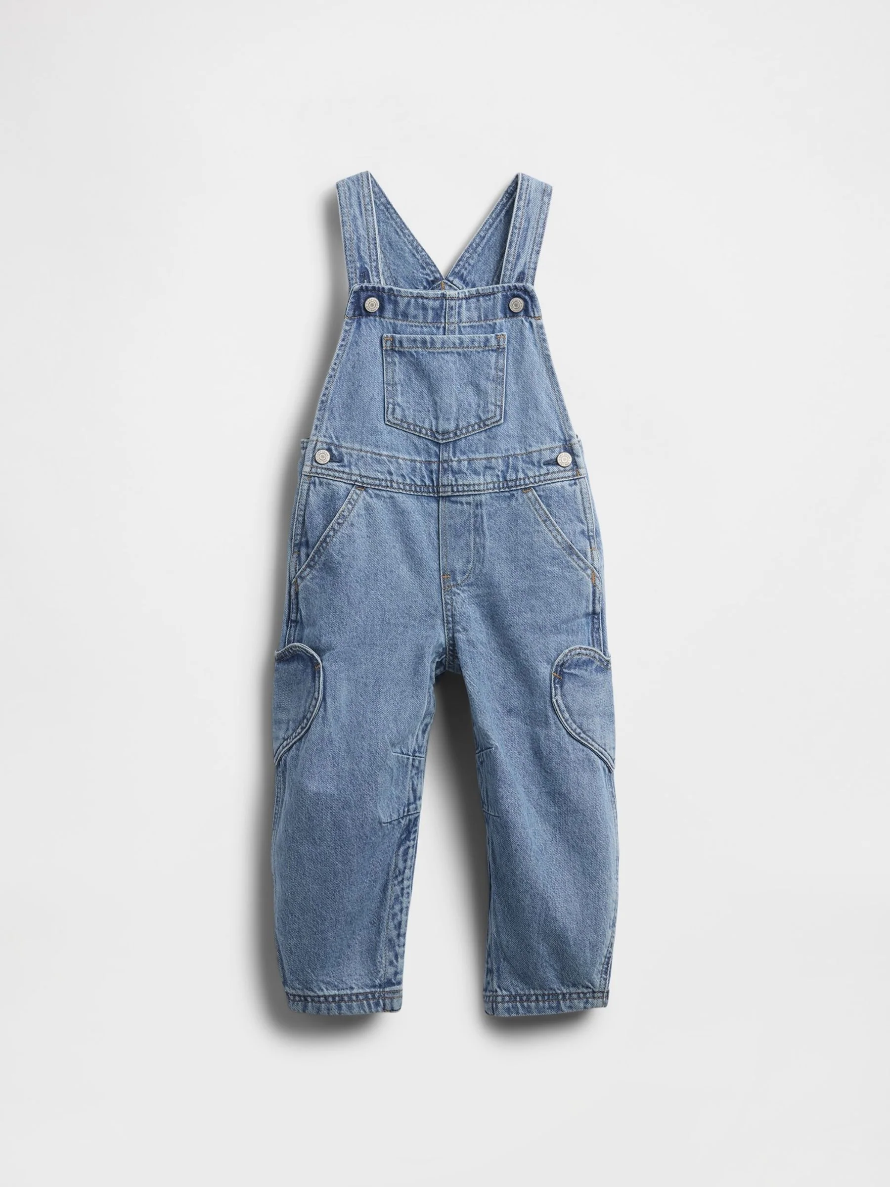 Gap Heart Pocket Horseshoe Dungarees (6mths-5yrs)