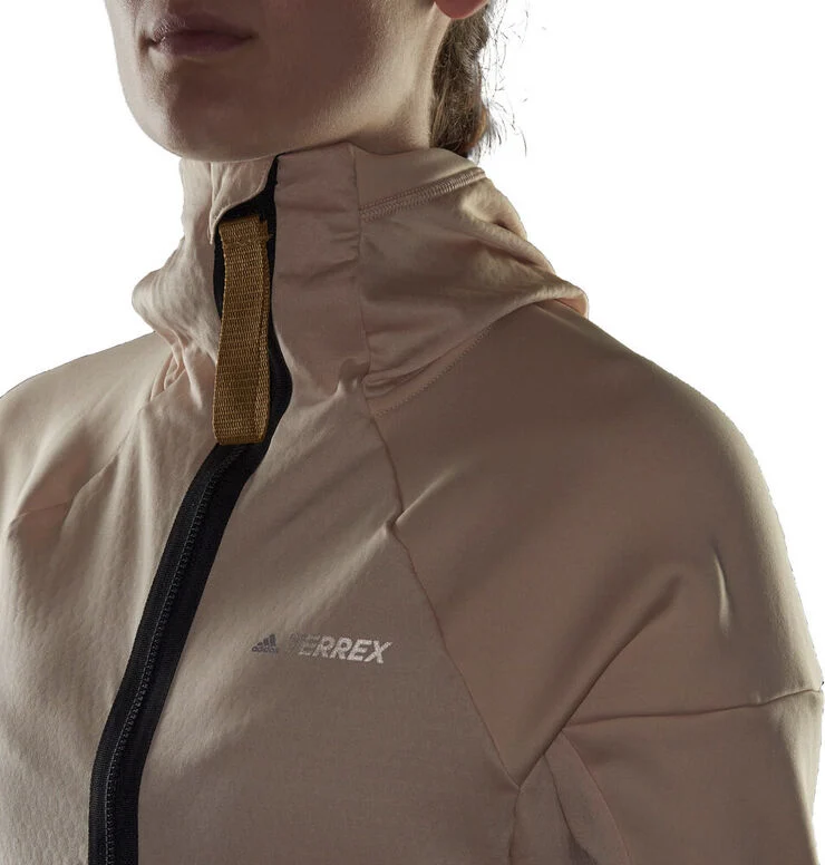 adidas Terrex Tech Hooded Hiking fleecejakke Pink