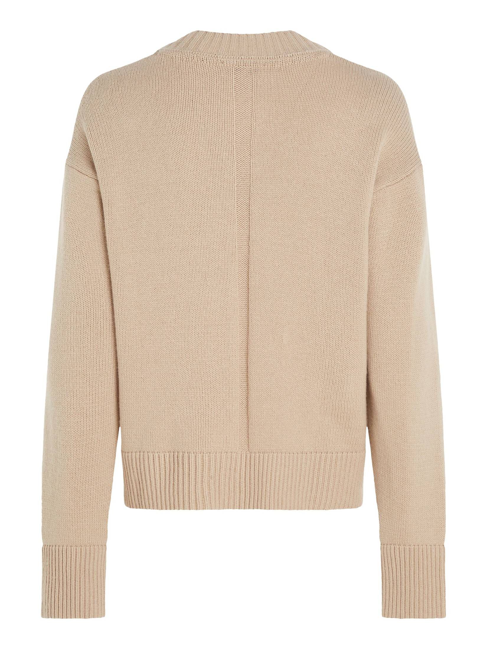 Tommy Hilfiger| Damen Strickjacke WOOL BLEND BOXY V-NK CARDIGAN