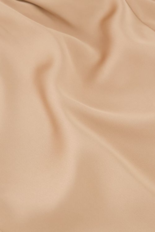 Beige playsuit satijnen look