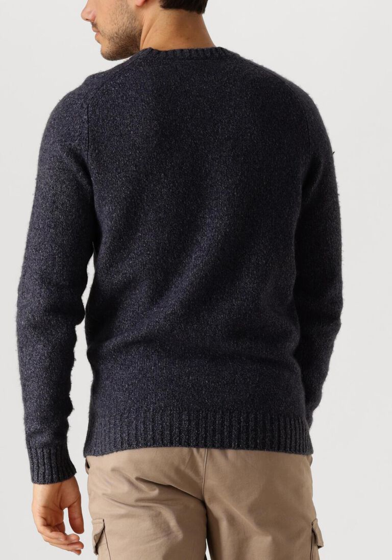 blauwe profuomo trui pullover crew neck