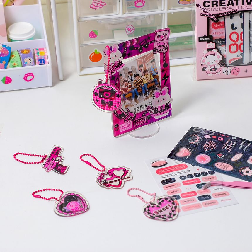 Miumi - Cartoon Acryl Tashanger Sleutelhanger (Verschillende Ontwerpen)