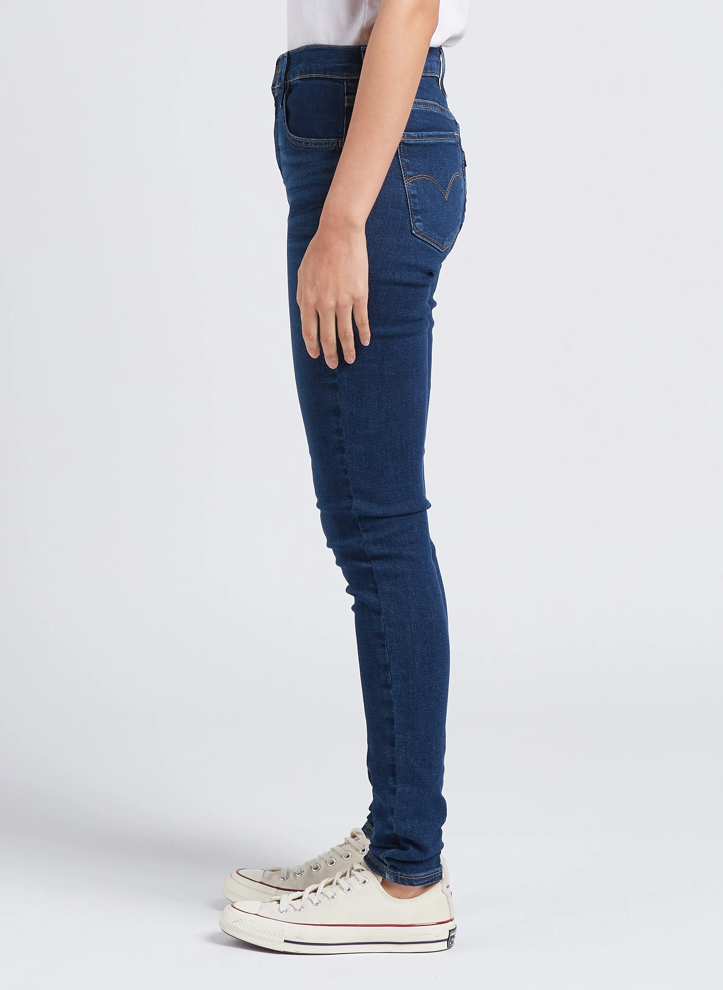 720 HIRISE SUPER SKINNY - Jean skinny taille haute en coton mélangé | Jean Délavé