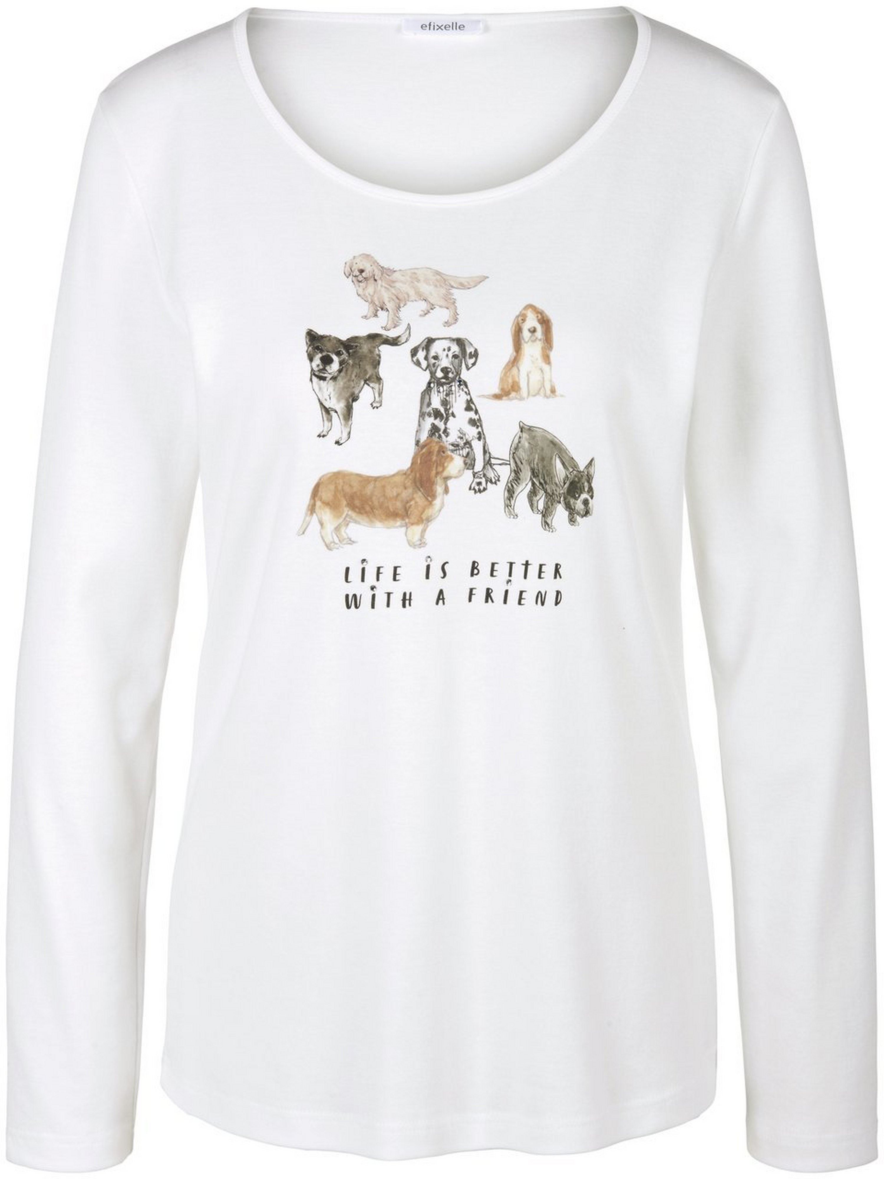 Rundhals-Shirt
