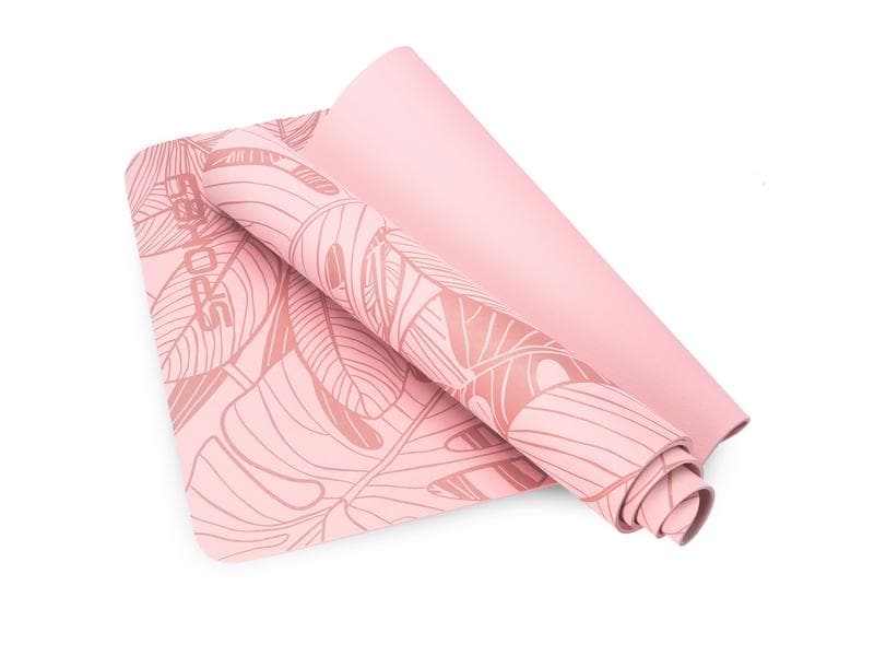 SPOKEY Yogamatte Leaf 183 x 61 x 0.4 cm Rutschfeste Yogamatte sorgt für Stabilität bei den Übungen