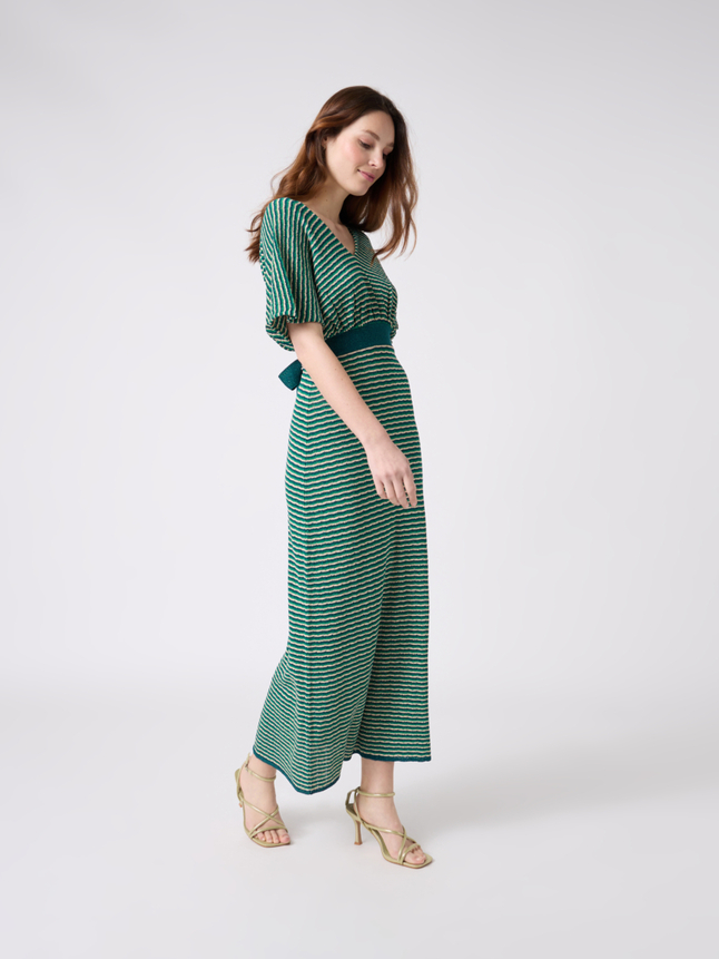 Robe longue en maille