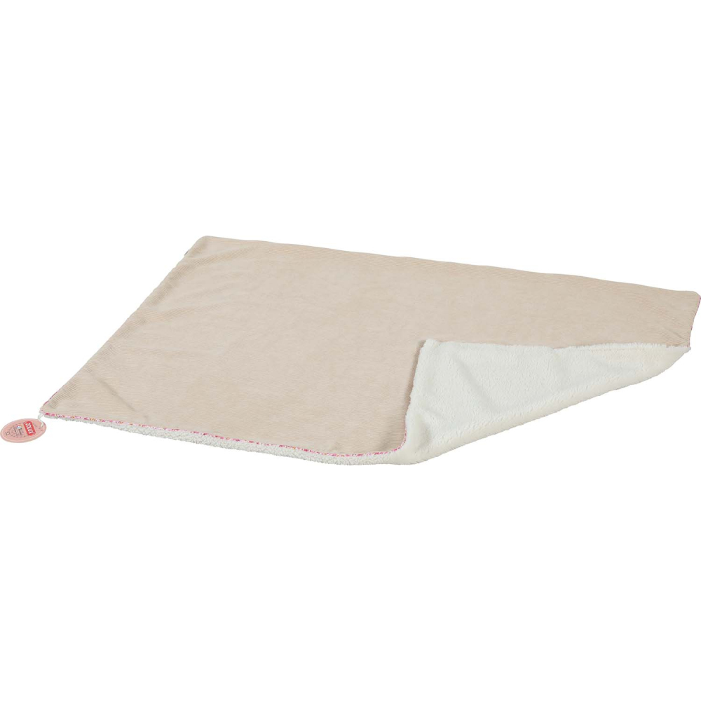 Plaid pour chats en velours côtelé bloom xl