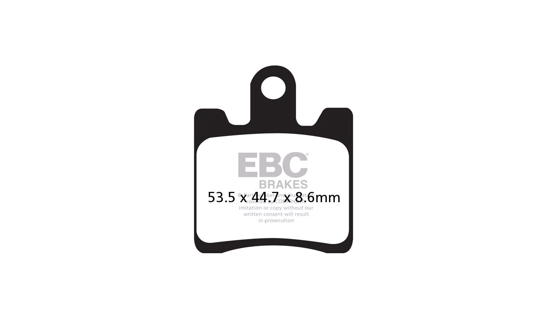 Bremseklodser for EBC, AN250 98-06