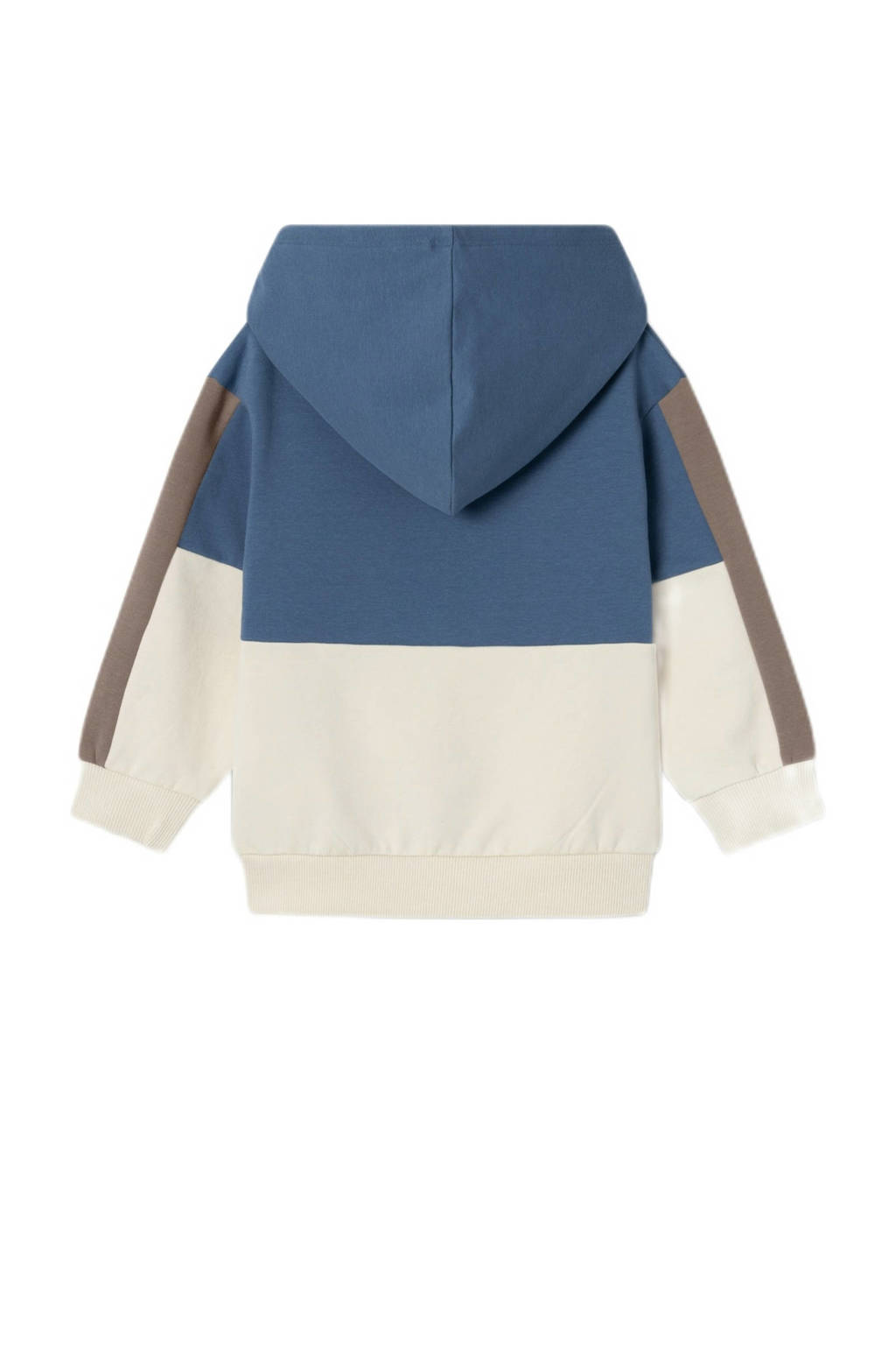 NAME IT sweater NMMOALLER blauw/ecru/bruin