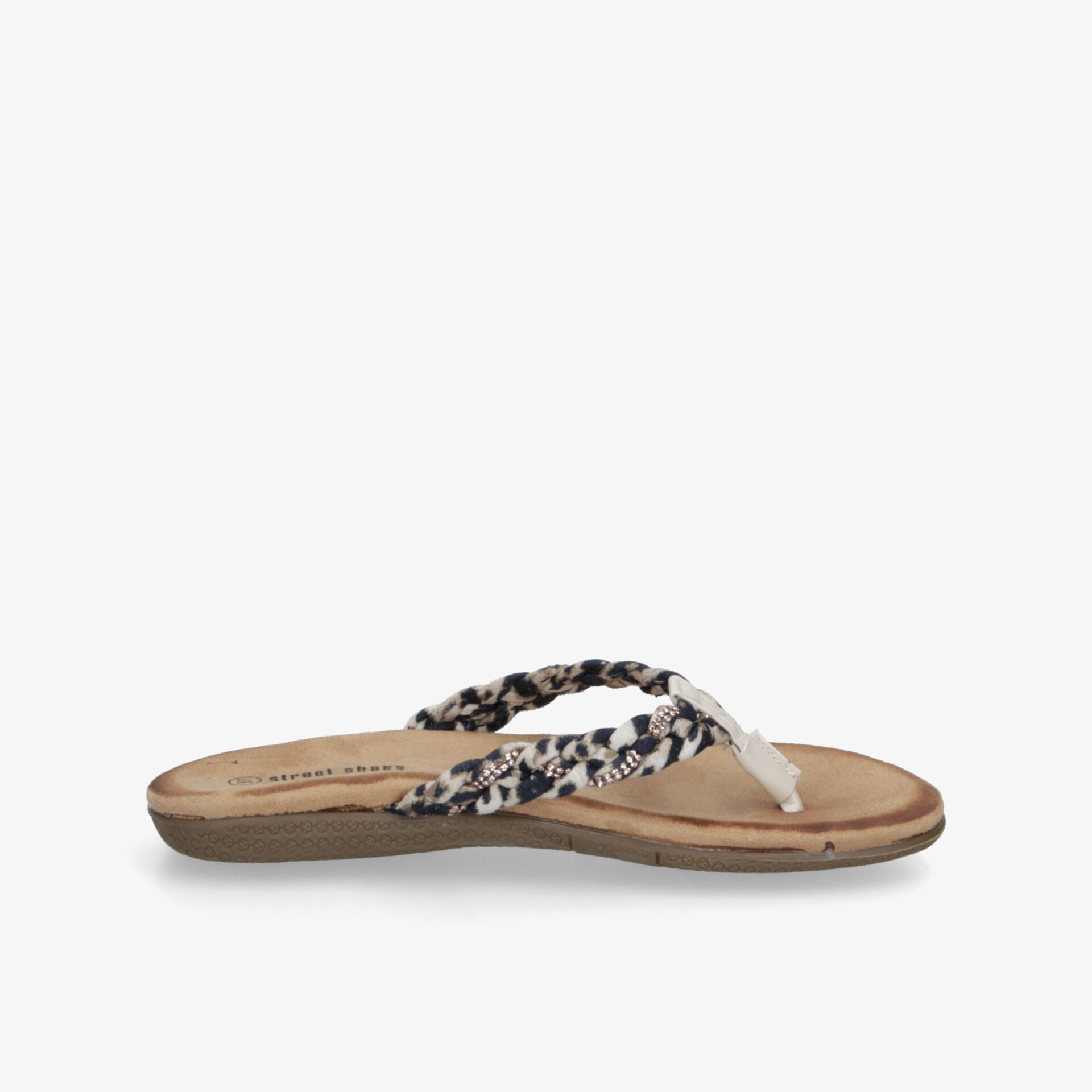 street shoes Damen Zehentrenner beige