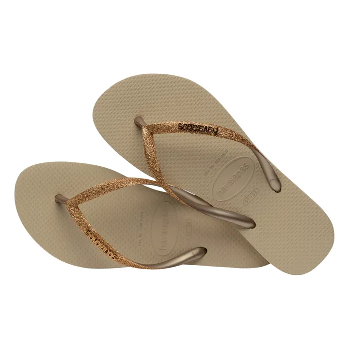 Havaianas Tongs Slim Glitter | Or