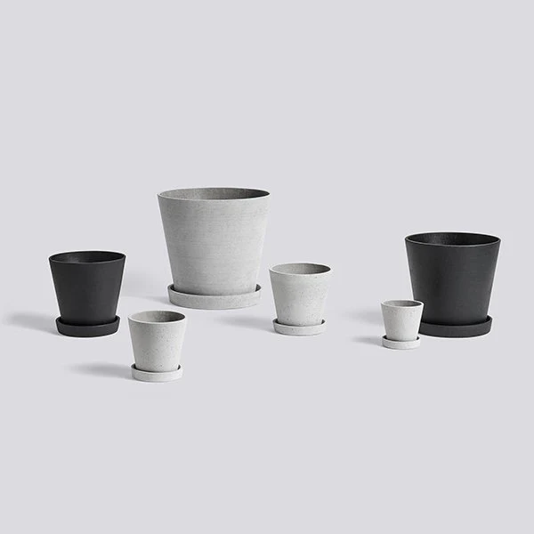 HAY  Flowerpot urtepotteskjuler, XXL - sort - Ø: 26 cm.