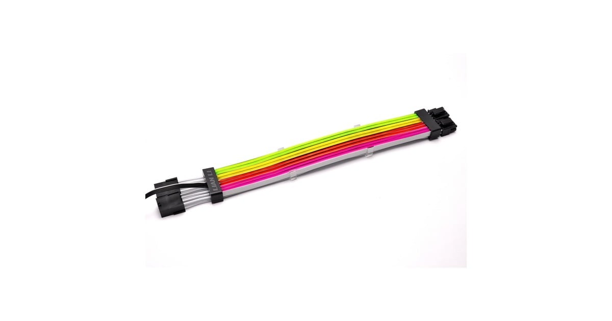 Lian LiStrimer Plus 8-pin(6+2) VGA extension cable kabel  (30 centimeter, RGB led)