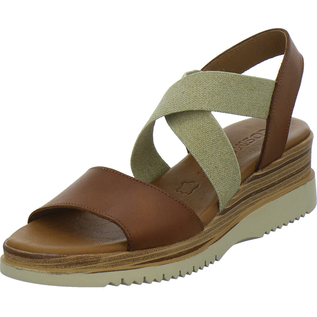 Cosmos Sandaletten Damen Mittelbraun