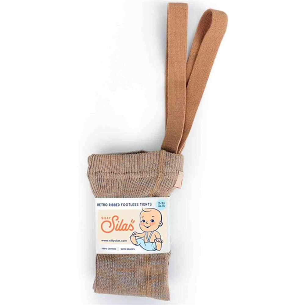 Footless Tights Silverly Brown - Silly Silas