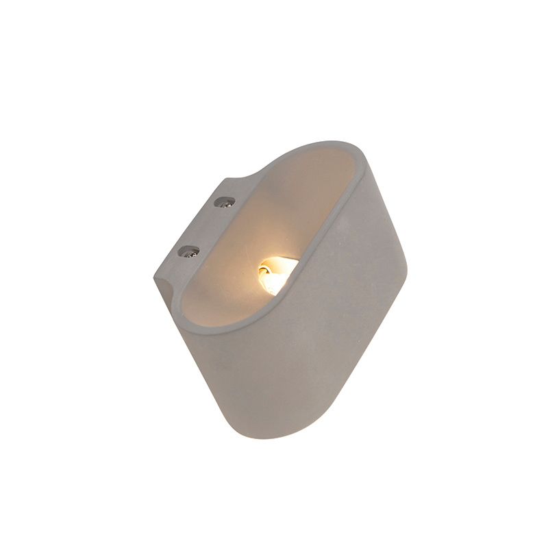 Smart wandlamp beton met lichteffect incl. Wifi G9 - Arles