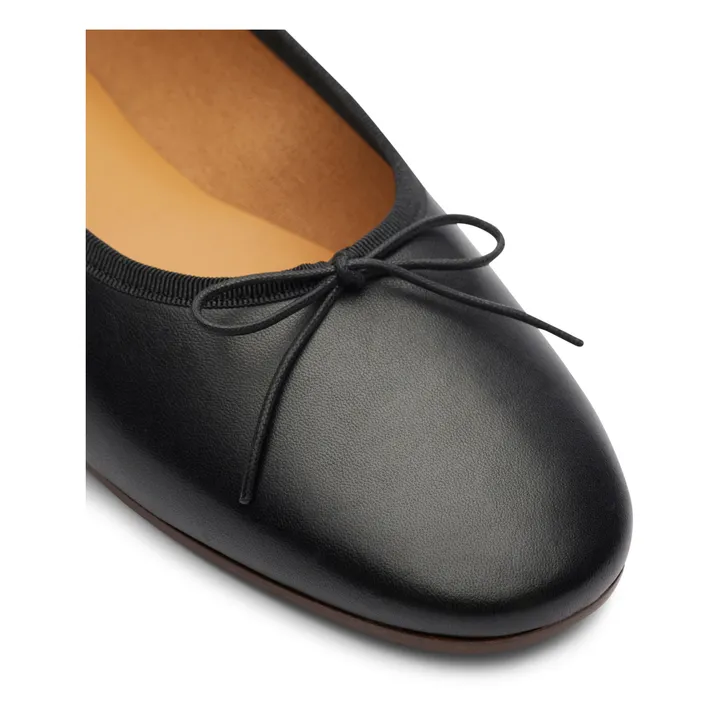 Rivecour Ballerines Cuir N°124 | Noir