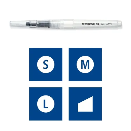 STAEDTLER® 949 Wasserpinsel Set 4 ST BK