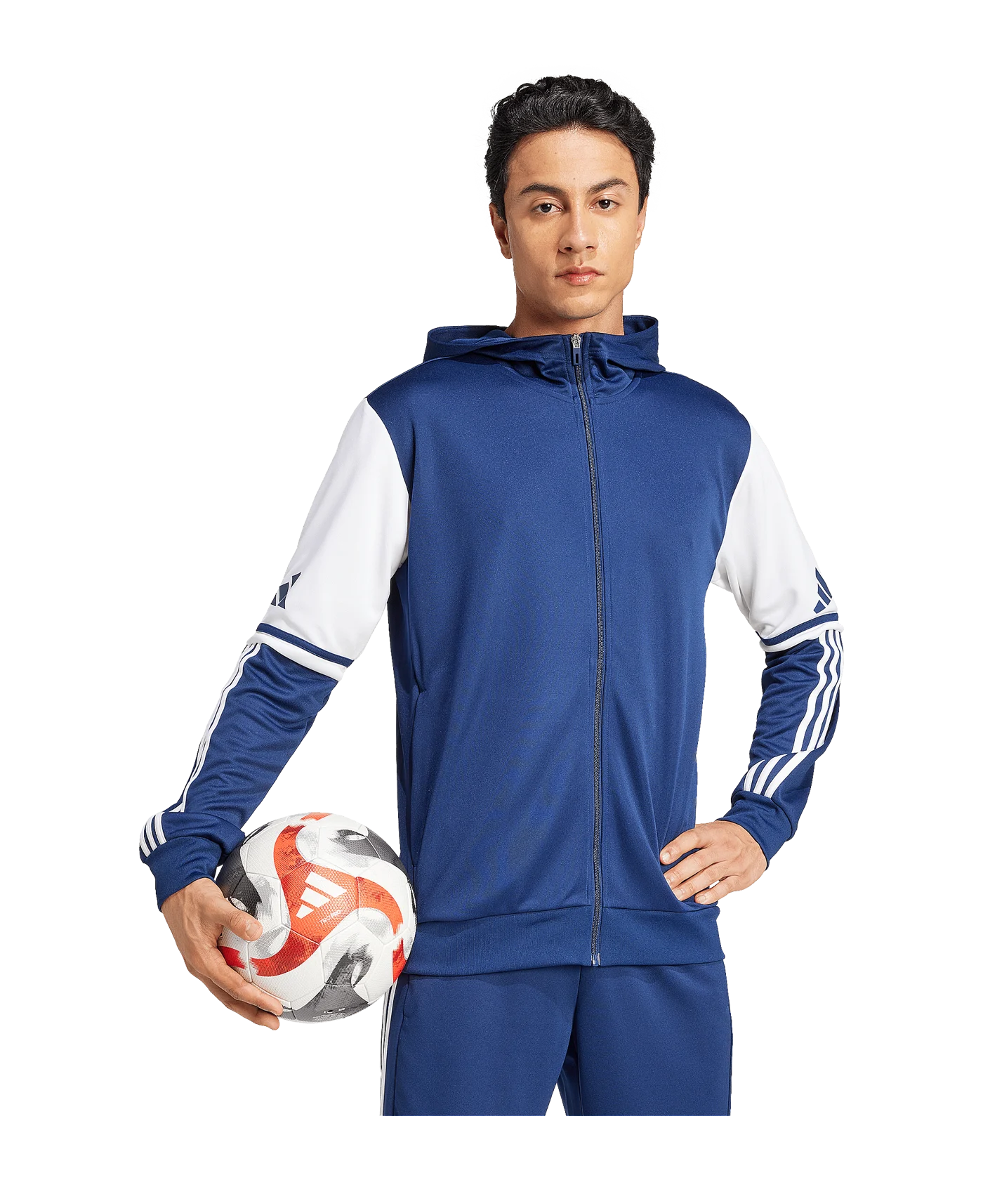adidas Squadra 25 Kapuzenjacke Blau