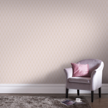 Vliesbehang Bercy roze 106369