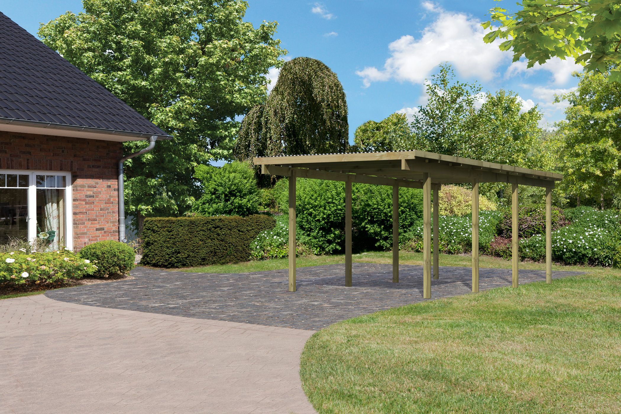Karibu Einzelcarport