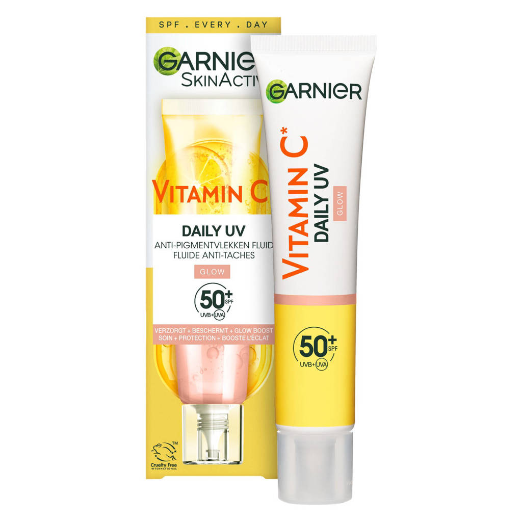 Fijne getinte crème voor natuurlijke make-upVitamine C UV fluid SPF50+ - 40 ml