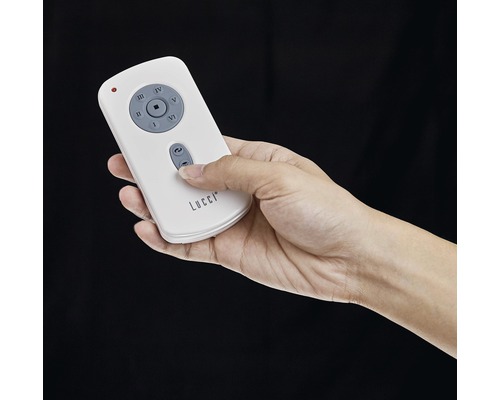 Airfusion Climate BC plafondventilator, geborsteld chroom, zilver, Ø 132 cm, met afstandsbediening, zomer- en winterfuncties