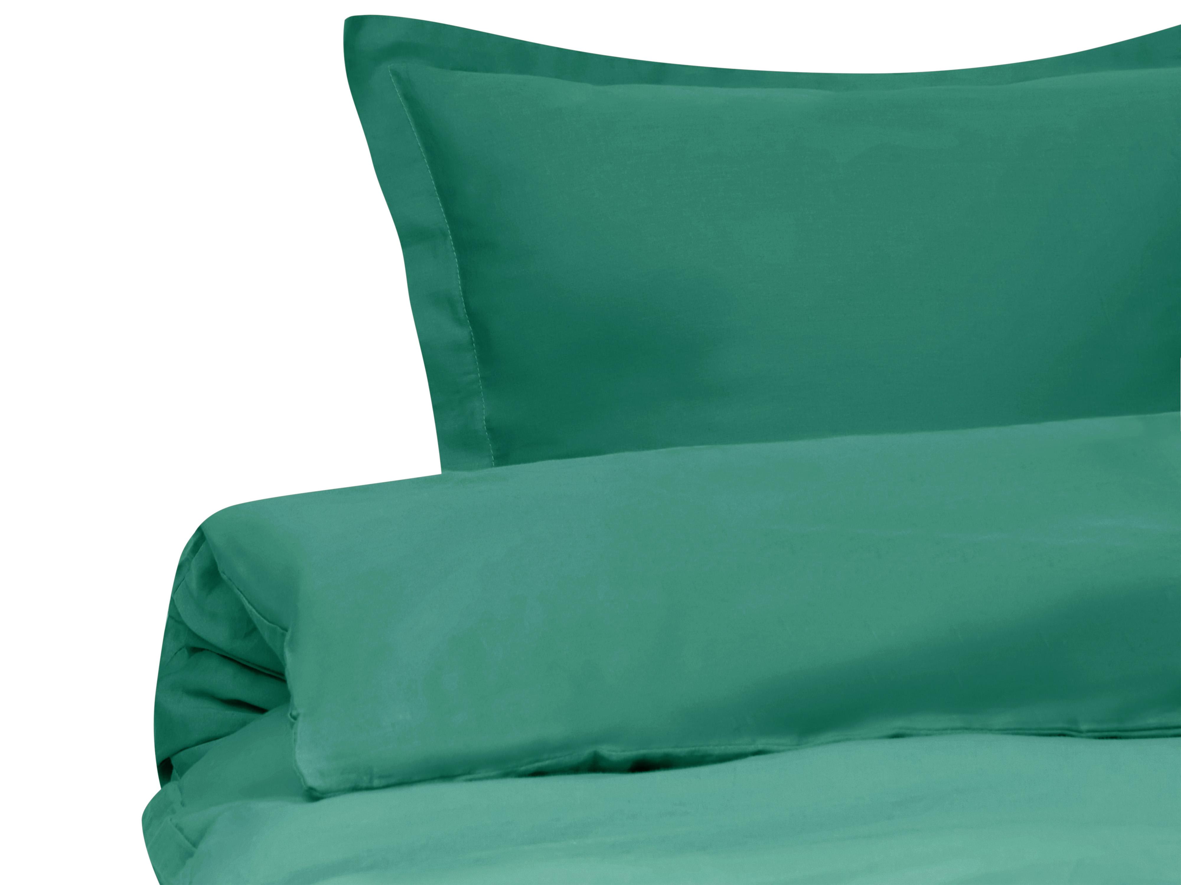 Dekbedovertrekset PARKROSE Katoen-satijn 220 x 240 cm Groen