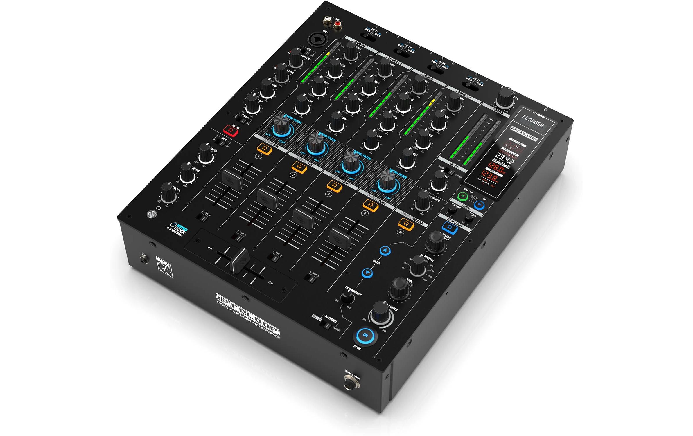 DJ-Mixer RMX-95<br>Vierkanal-Digitalmixer mit Mikrofonkanal