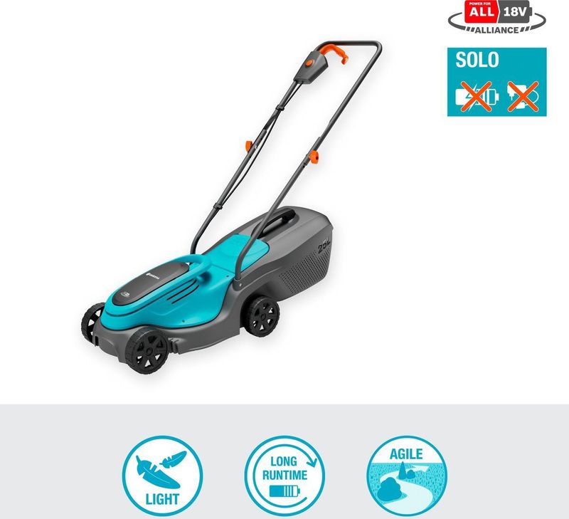 GARDENA - PowerMax 30/18V P4A - Grasmaaier - Accu - Snijbreedte 300 mm